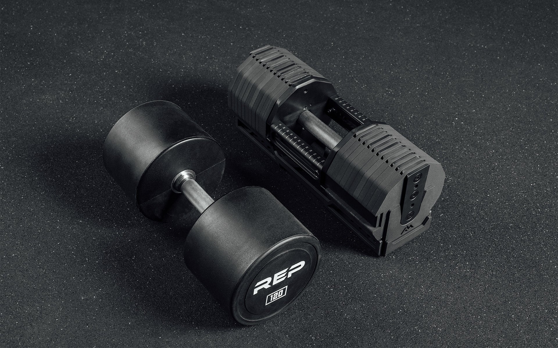 REP® x PÉPIN FAST Series Adjustable Dumbbell (lbs)
