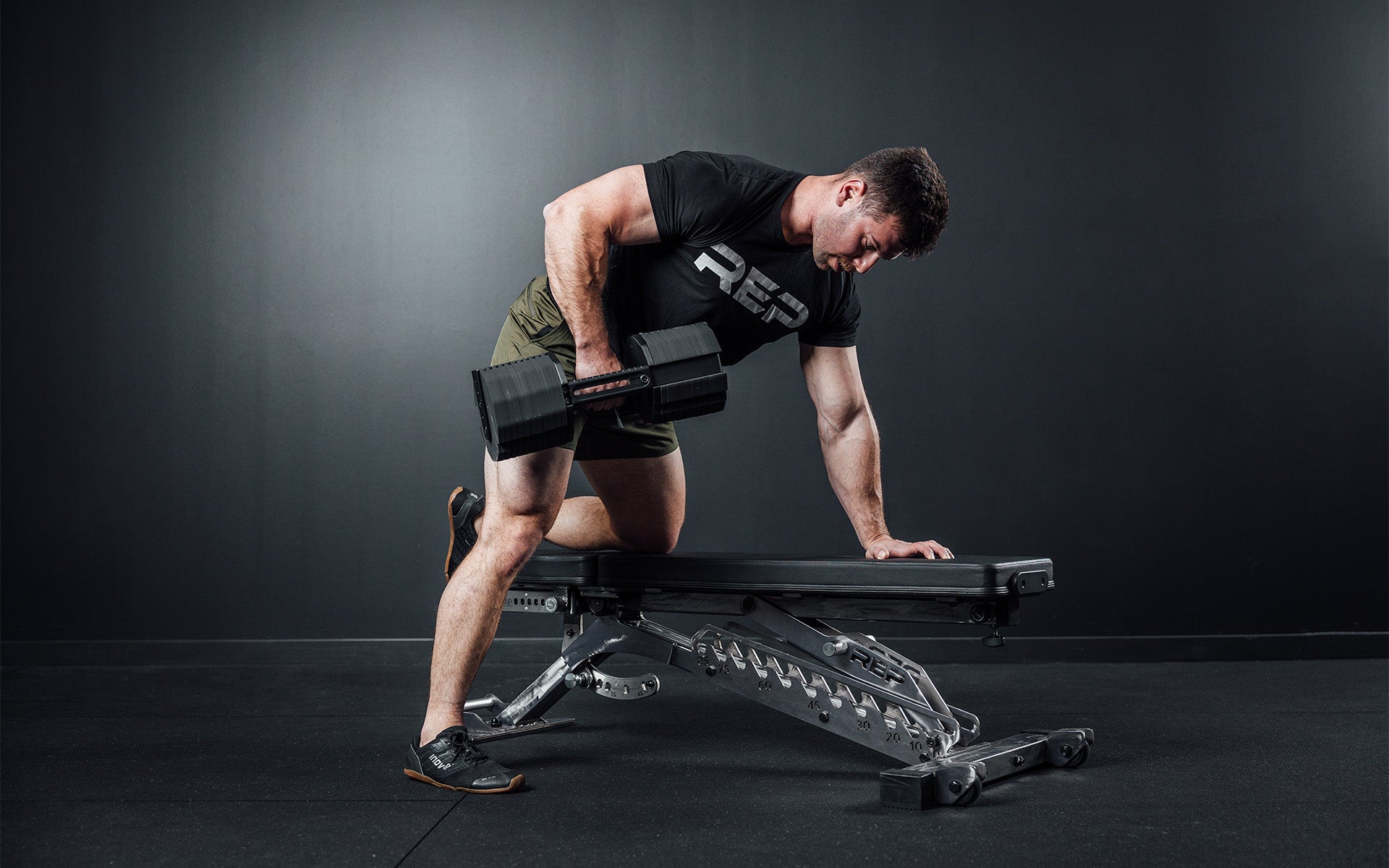 REP® x PÉPIN FAST Series Adjustable Dumbbell (lbs)